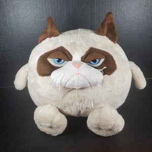 Ganz Grumpy Cat Ball Plush 10" Fat Round Stuffed Animal HGC22984